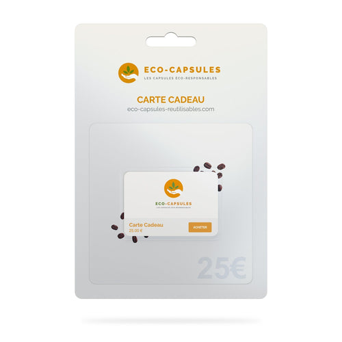 Carte cadeau - Eco-capsules - Eco-capsules