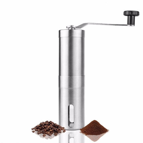 Moulin à café manuel ajustable en acier inoxydable - Eco-capsules