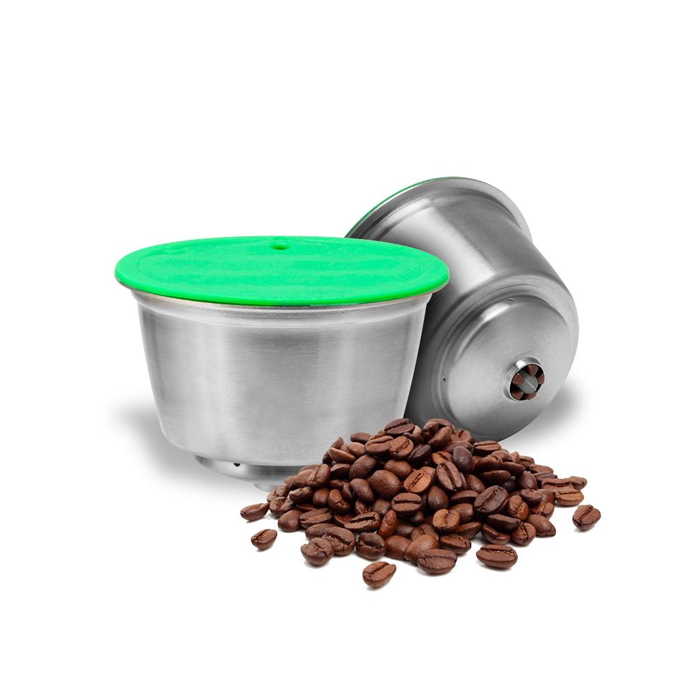 Capsule à café réutilisable en acier - compatible dolce gusto